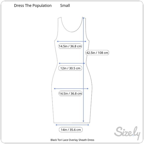 Dress The Population Black Nude Tori Lace Overlay Sleeveless Sheath Dress Sm - Picture 7 of 7